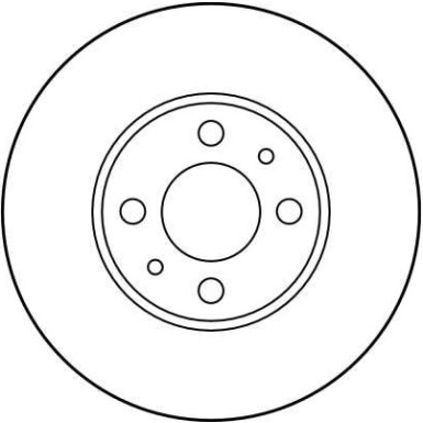 DF2734 Bremsscheibe DF2734 Bremsscheibe