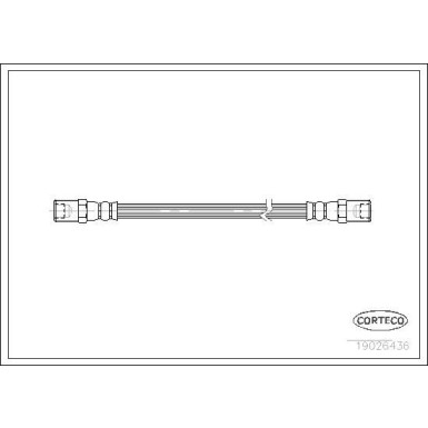 Corteco | Bremsschlauch | 19026436