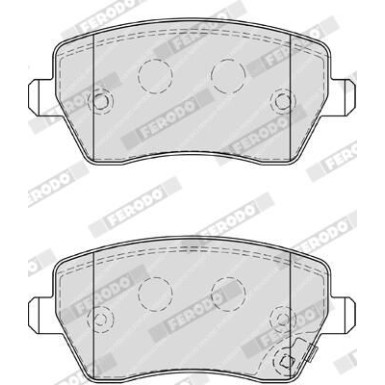 FDB4069 Bremsbelagsatz, Scheibenbremse PREMIER ECO FRICTION