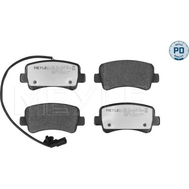 Meyle | Bremsbelagsatz, Scheibenbremse | 025 251 1218/PD