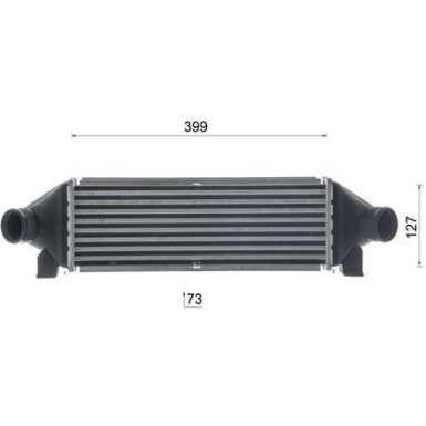 Mahle | Ladeluftkühler | CI 689 000S