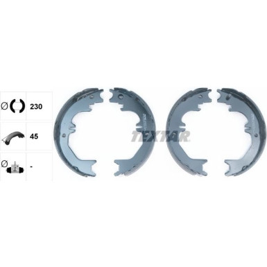 91066200 Bremsbackensatz, Feststellbremse