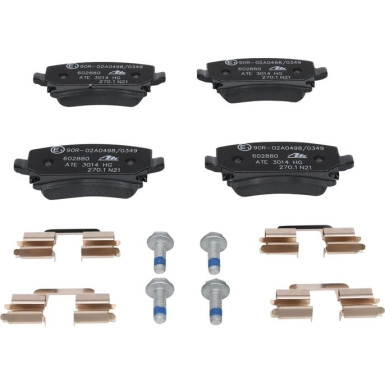 ATE | Bremsbelagsatz, Scheibenbremse | 13.0460-7110.2+13.0460-2880.2 ATE | Bremsbelagsatz, Scheibenbremse | 13.0460-7110.2+13.0460-2880.2