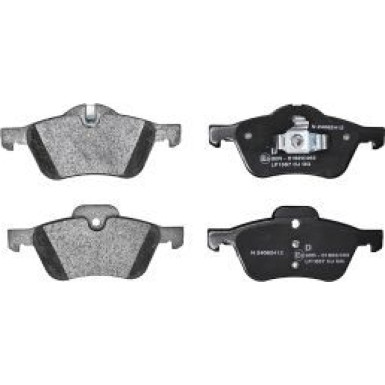 Delphi Bremsbelagsatz, Scheibenbremse LP1657