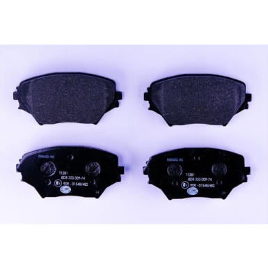 Hella | Bremsbelagsatz, Scheibenbremse | 8DB 355 009-741