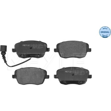 Meyle Bremsbelagsatz, Scheibenbremse MEYLE-ORIGINAL: True to OE 025 235 8118/W