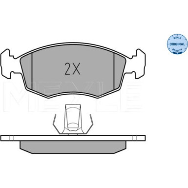 025 235 5218 Bremsbelagsatz, Scheibenbremse MEYLE-ORIGINAL: True to OE.