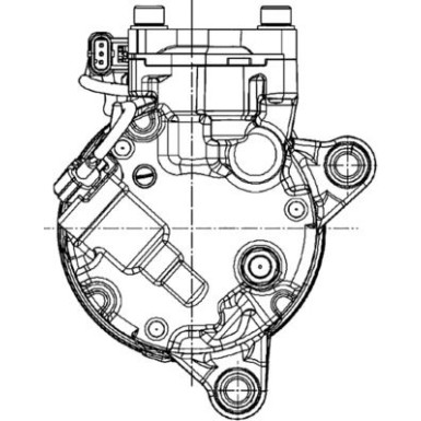 Mahle | Kompressor, Klimaanlage | ACP 599 000P