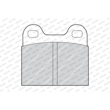Ferodo | Bremsbelagsatz, Scheibenbremse | FDB3M
