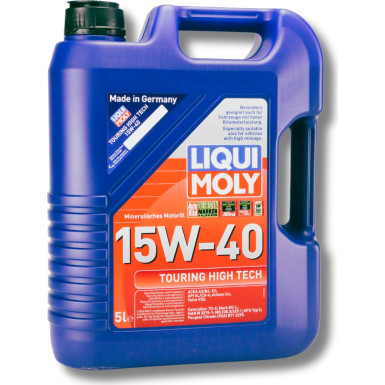 LIQUI MOLY 1096 Touring High Tech 15W-40, 5L LIQUI MOLY 1096 Touring High Tech 15W-40, 5L