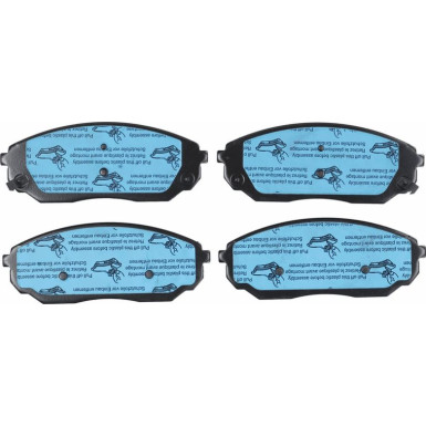 GDB3343 Bremsbelagsatz, Scheibenbremse COTEC