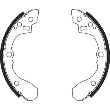 GS8692 Bremsbackensatz