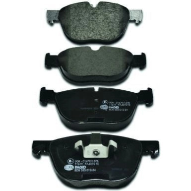 Hella Pagid | Bremsbelagsatz, Scheibenbremse | 8DB 355 012-541
