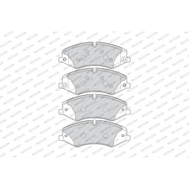 Ferodo | Bremsbelagsatz, Scheibenbremse | FDB4455 Ferodo | Bremsbelagsatz, Scheibenbremse | FDB4455