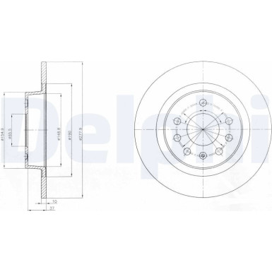 BG4300 Bremsscheibe BG4300 Bremsscheibe