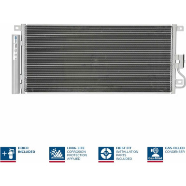 Nissens | Kondensator, Klimaanlage | 940390