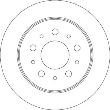 Bremsscheibe TRW SINGLE DF4481S