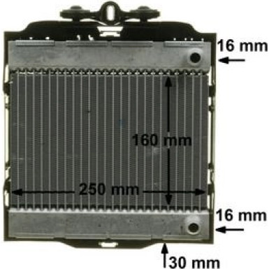 CR 923 000P Kühler, Motorkühlung BEHR *** PREMIUM LINE ***