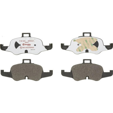 Brembo | Bremsbelagsatz, Scheibenbremse | P 85 160X