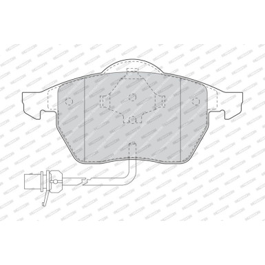 Ferodo Bremsbelagsatz, Scheibenbremse PREMIER ECO FRICTION FDB1496