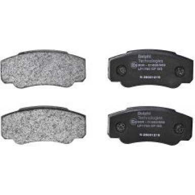 Delphi Bremsbelagsatz, Scheibenbremse LP1790