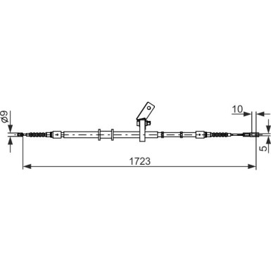 1 987 482 268 Seilzug, Feststellbremse