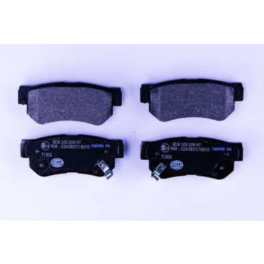 Hella | Bremsbelagsatz, Scheibenbremse | 8DB 355 009-971