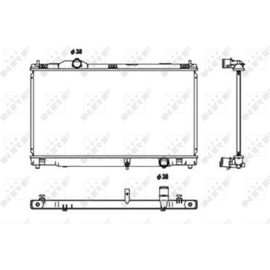 53680 Kühler, Motorkühlung