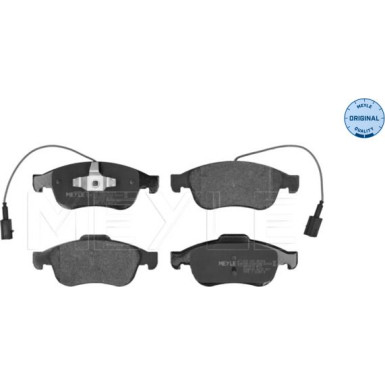 025 245 3819/W Bremsbelagsatz, Scheibenbremse MEYLE-ORIGINAL: True to OE.