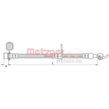 4110986 Bremsschlauch