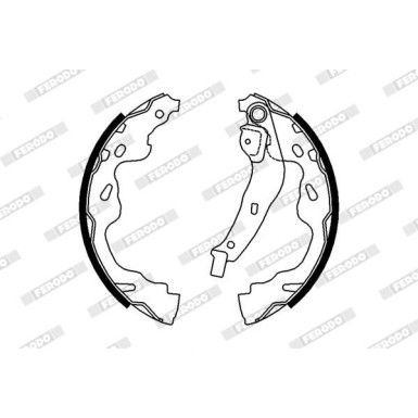 Ferodo | Bremsbackensatz | FSB672