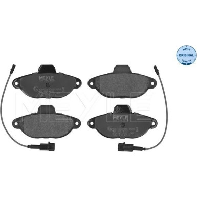 Meyle Bremsbelagsatz, Scheibenbremse MEYLE-ORIGINAL: True to OE 025 214 3616