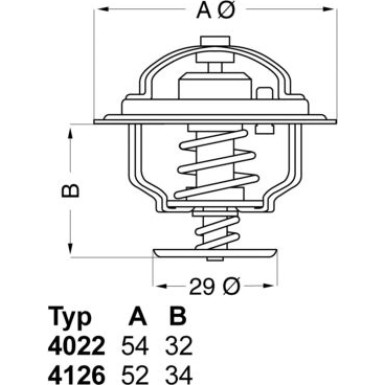 4126.88 Thermostat, Kühlmittel 4126.88 Thermostat, Kühlmittel