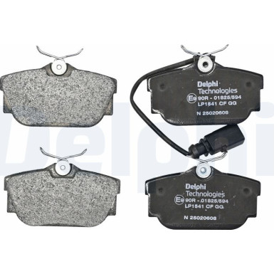 Delphi | Bremsbelagsatz, Scheibenbremse | LP1541
