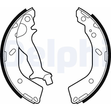 LS2027 Bremsbackensatz, Feststellbremse