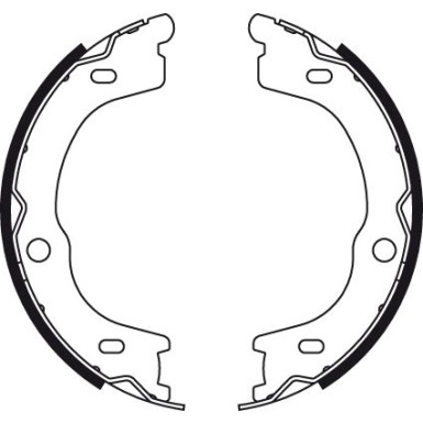 GS8784 Bremsbackensatz, Feststellbremse GS8784 Bremsbackensatz, Feststellbremse