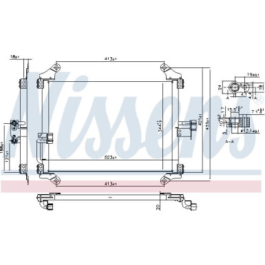 94700 Kondensator, Klimaanlage ** FIRST FIT ** 94700 Kondensator, Klimaanlage ** FIRST FIT **