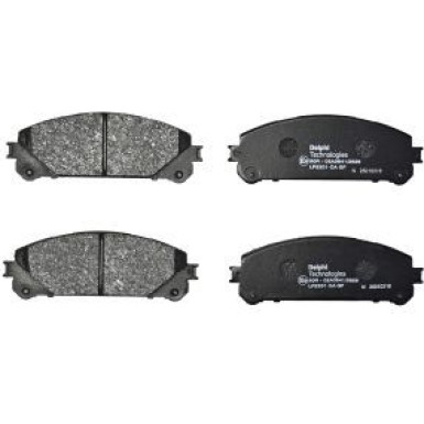 Delphi Bremsbelagsatz, Scheibenbremse LP2201