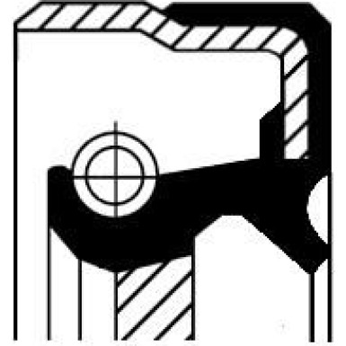 Corteco | Wellendichtring, Differential | 01033403B