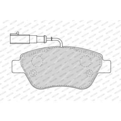 Ferodo Bremsbelagsatz, Scheibenbremse PREMIER ECO FRICTION FDB1466