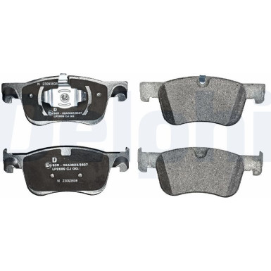 LP2689 Bremsbelagsatz, Scheibenbremse