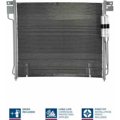 94879 Kondensator, Klimaanlage ** FIRST FIT ** 94879 Kondensator, Klimaanlage ** FIRST FIT **