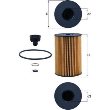 Knecht | Ölfilter | OX 353/7D