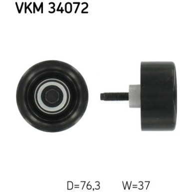 VKM 34072 Umlenk-/Führungsrolle, Keilrippenriemen