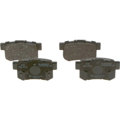 0 986 494 358 Bremsbelagsatz, Scheibenbremse