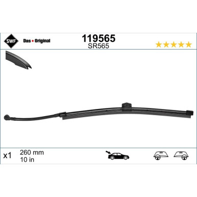 119565 Wischblatt DAS ORIGINAL REAR