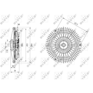 49649 Kupplung, Kühlerlüfter 49649 Kupplung, Kühlerlüfter