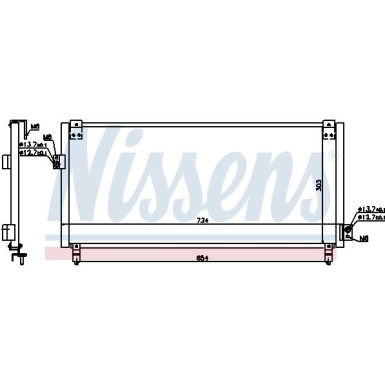 94365 Kondensator, Klimaanlage