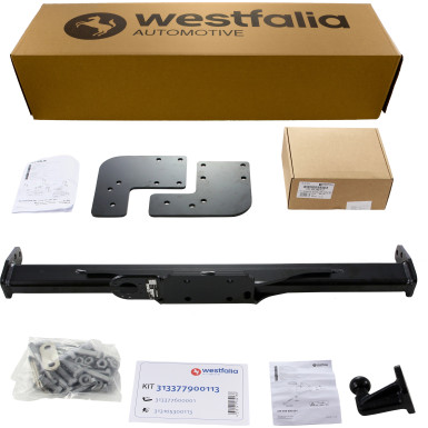 Westfalia | Anhängevorrichtung | KIT Kugelplatte 4-Loch (F40) inkl. E-Satz | 313377900113