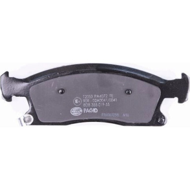 Hella Pagid | Bremsbelagsatz, Scheibenbremse | 8DB 355 019-551